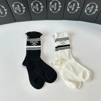 PRADA 26S CREW SOCKS 341906 (1 BOX)