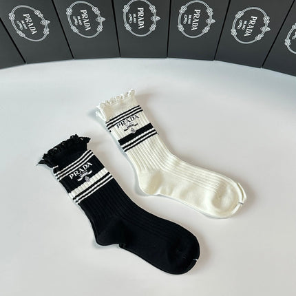 PRADA 26S CREW SOCKS 341906 (1 BOX)