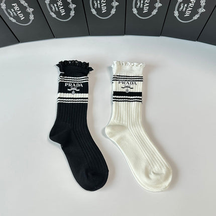 PRADA 26S CREW SOCKS 341906 (1 BOX)