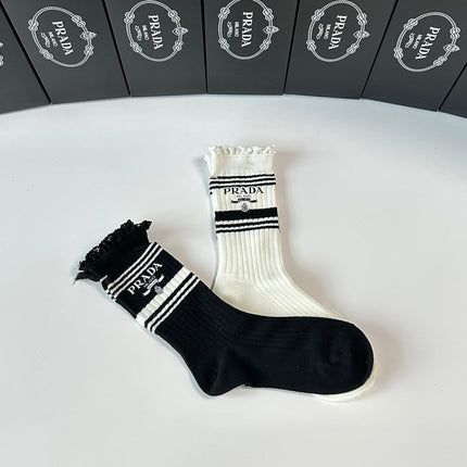 PRADA 26S CREW SOCKS 341906 (1 BOX)