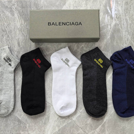 BALENCIAGA 26S ANKLE SOCKS 358583 (1 BOX)