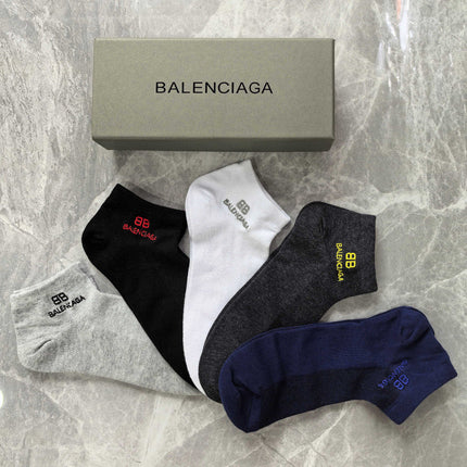 BALENCIAGA 26S ANKLE SOCKS 358583 (1 BOX)