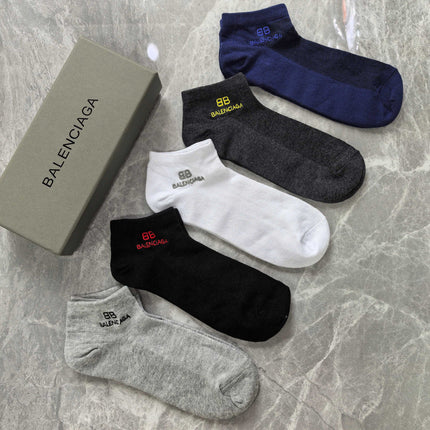 BALENCIAGA 26S ANKLE SOCKS 358583 (1 BOX)