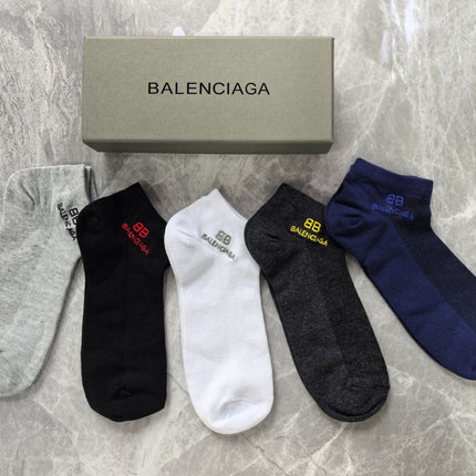 BALENCIAGA 26S ANKLE SOCKS 358583 (1 BOX)