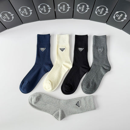 PRADA 26S CREW SOCKS 370243 (1 BOX)