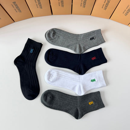 BURBERRY 26S ANKLE SOCKS 395223 (1 BOX)