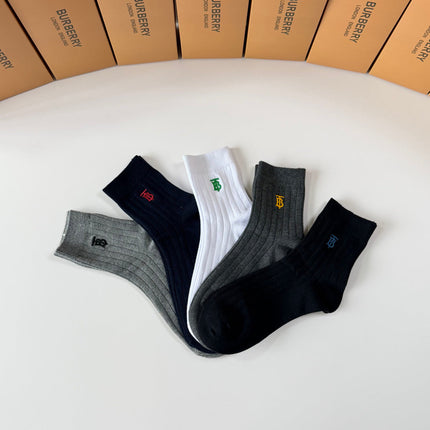 BURBERRY 26S ANKLE SOCKS 395223 (1 BOX)