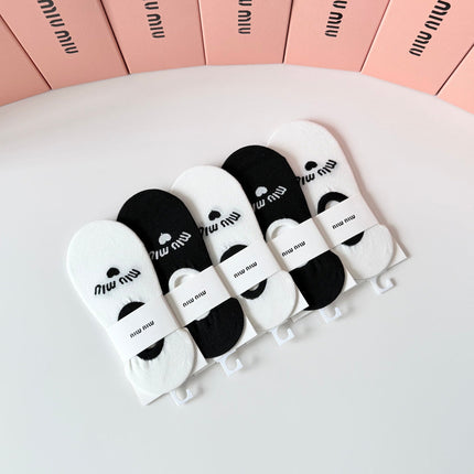 MIUMIU 26S NO-SHOW SOCKS 415692 (1 BOX)