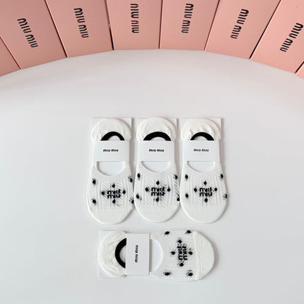 MIUMIU 26S NO-SHOW SOCKS 415707 (1 BOX)