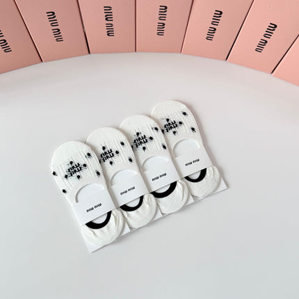 MIUMIU 26S NO-SHOW SOCKS 415707 (1 BOX)