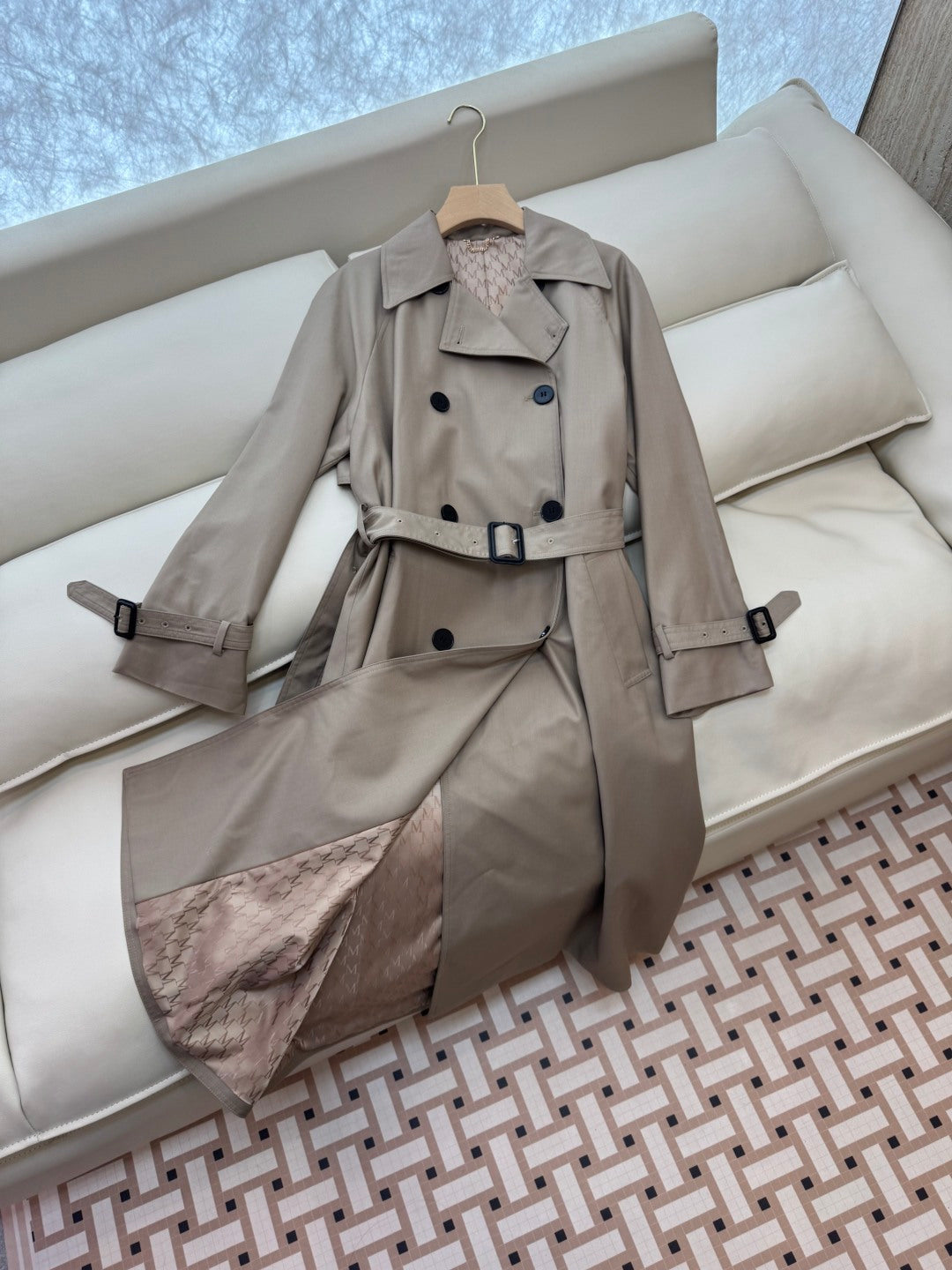 MAX MARA 25S DOUBLE-BREASTED LONG COAT 016