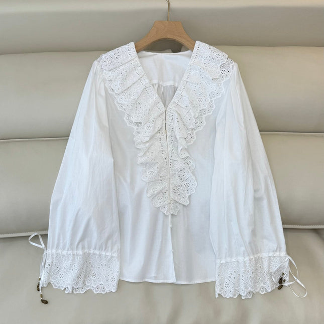 CHLOE 25S WHITE SHIRT STYLE 004