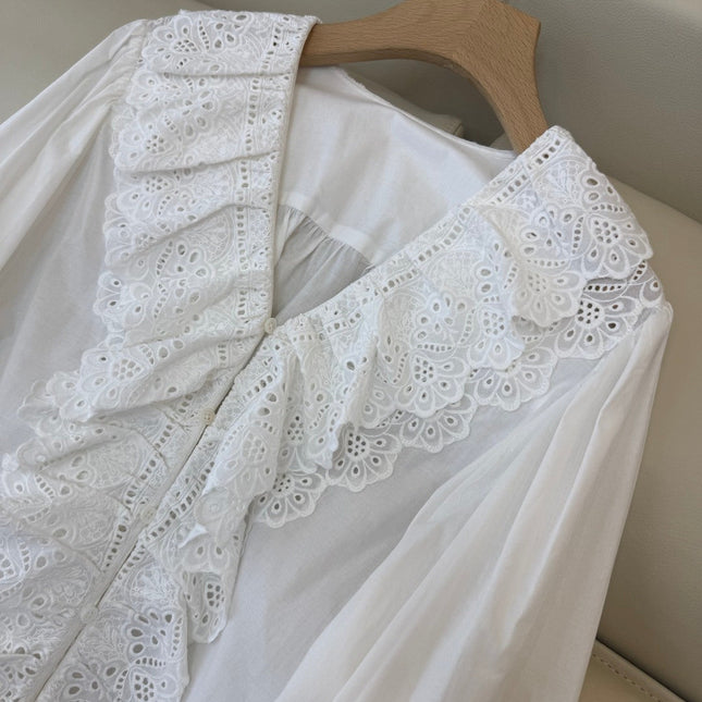 CHLOE 25S WHITE SHIRT STYLE 004