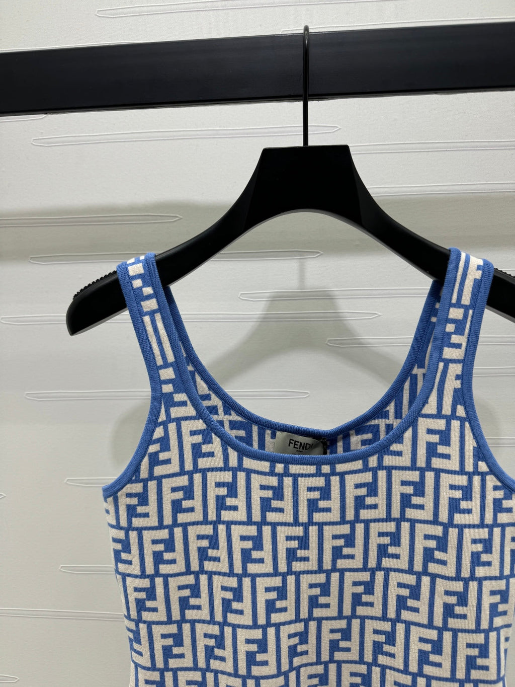 FEND 25S FLORAL LOGO KNITTED CAMISOLE 264227