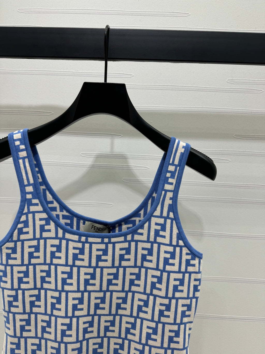 FEND 25S FLORAL LOGO KNITTED CAMISOLE 264227