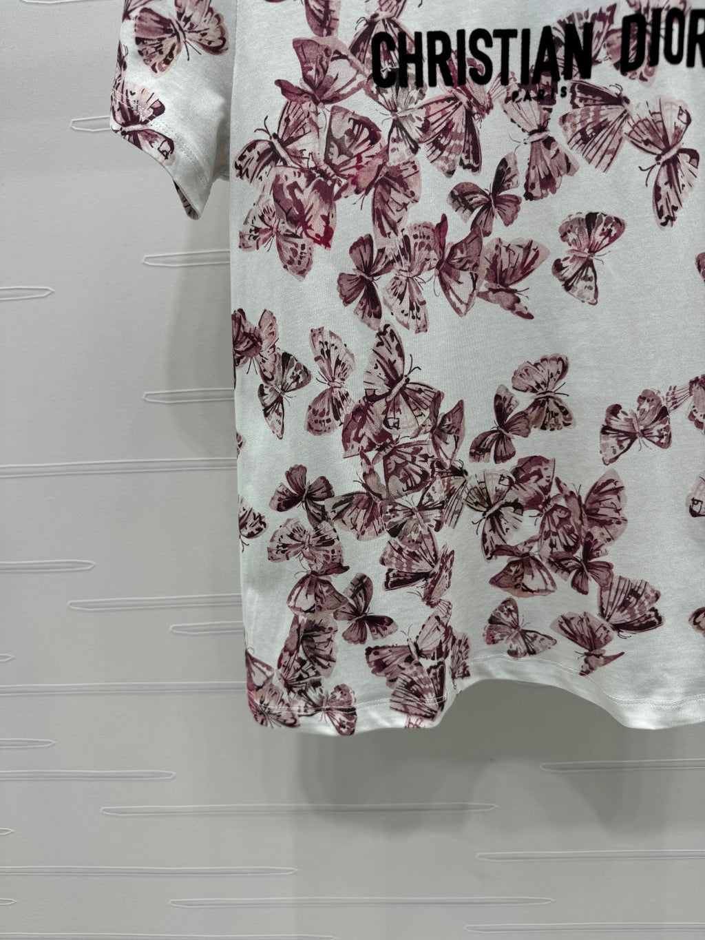 Dior 25C T-Shirt Papillon multicolore Pattern 228799