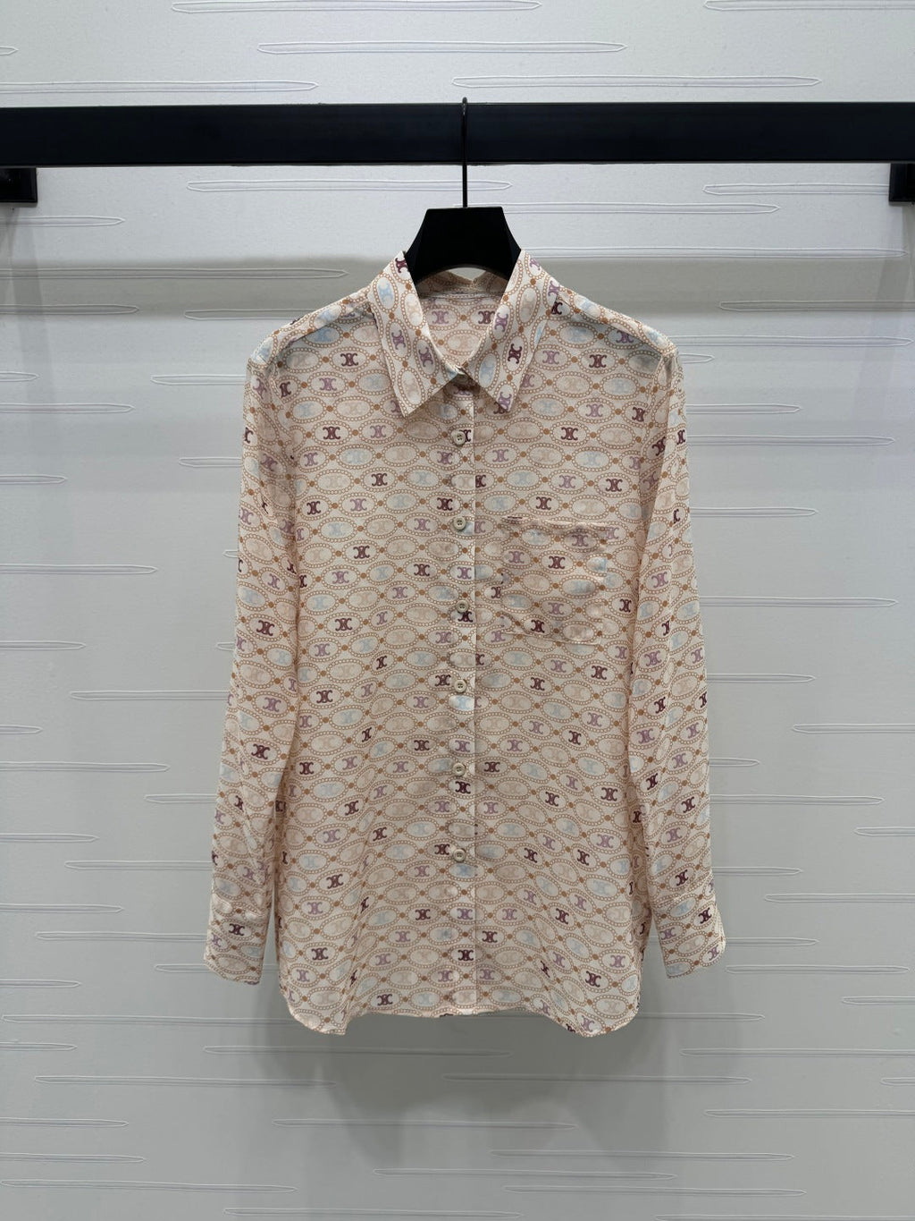 CELINE 26S LOGO PRINT SHIRT 370