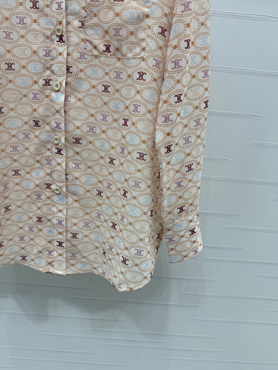 CELINE 26S LOGO PRINT SHIRT 370