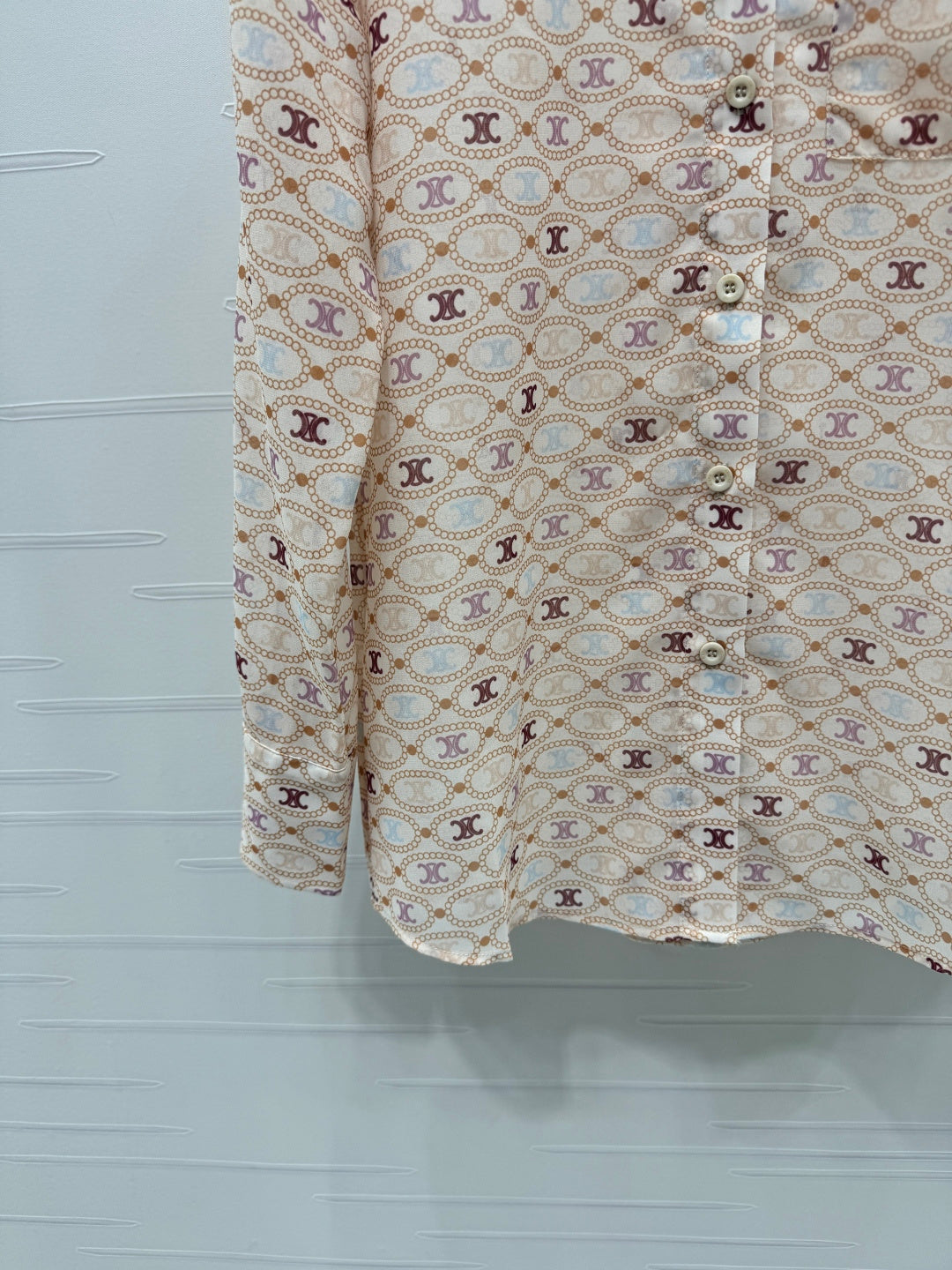 CELINE 26S LOGO PRINT SHIRT 370