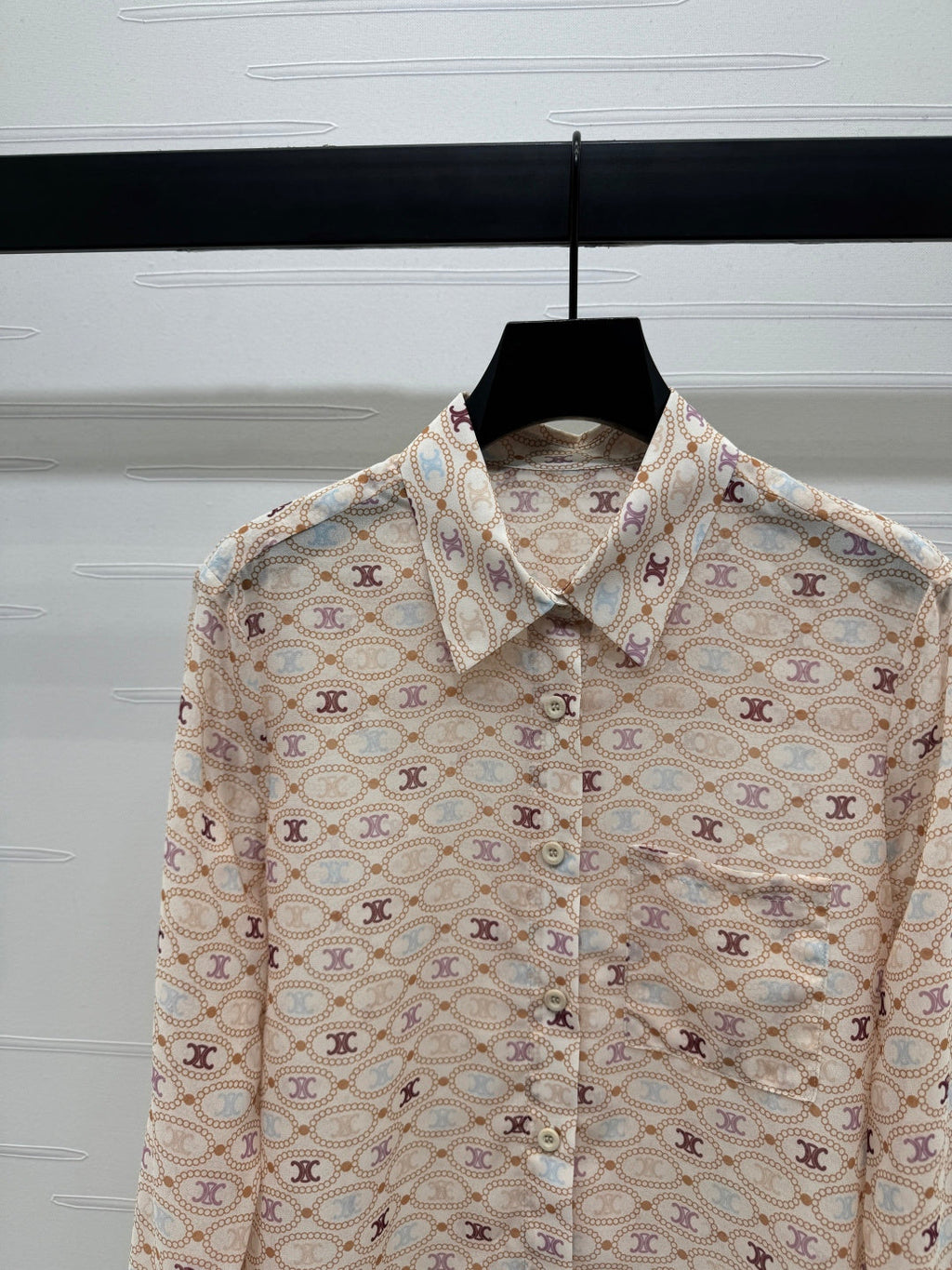 CELINE 26S LOGO PRINT SHIRT 370