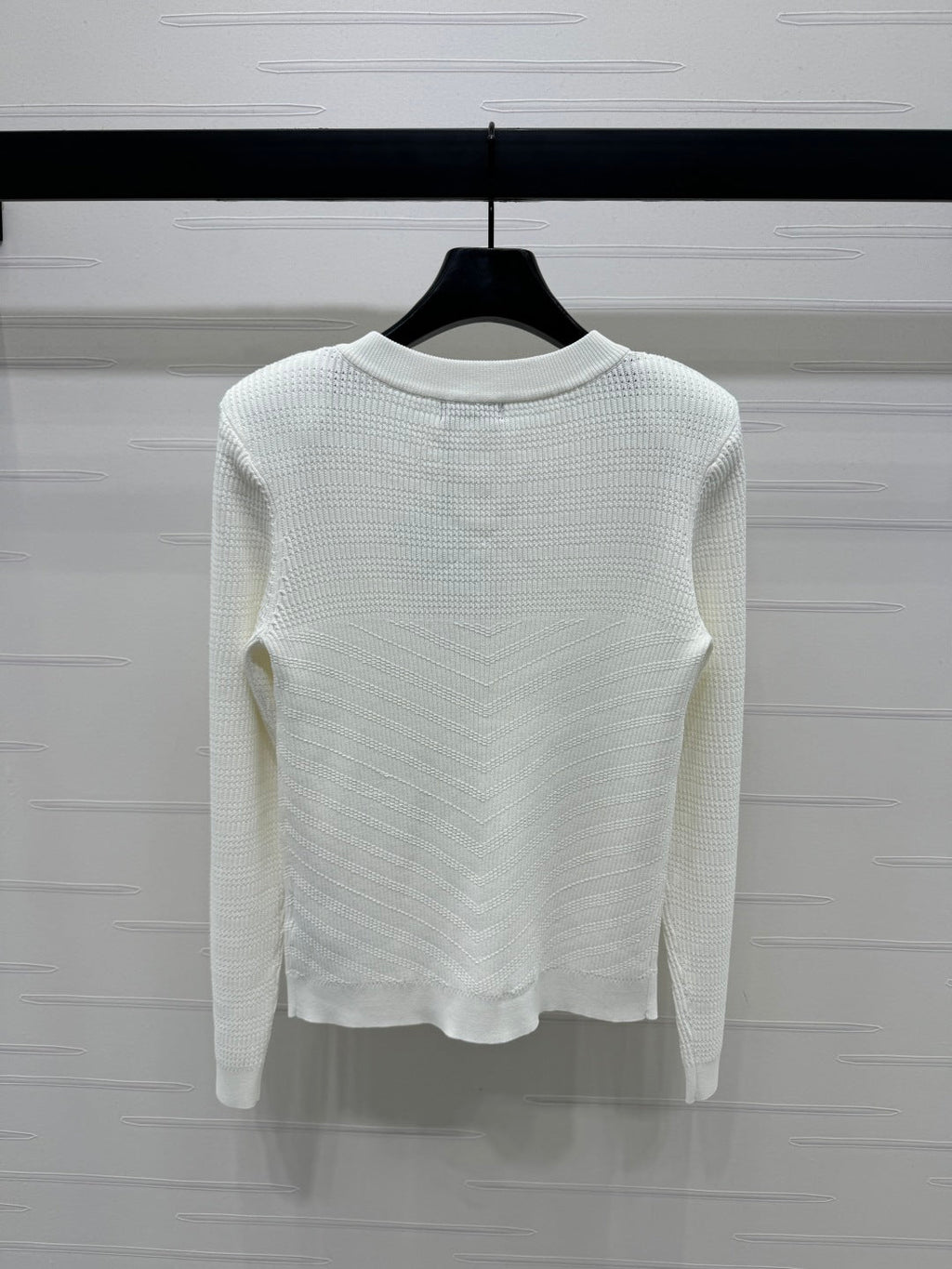 BALMAIN 25S KNITTED ROUND NECK LONG SLEEVE CARDIGAN 264243