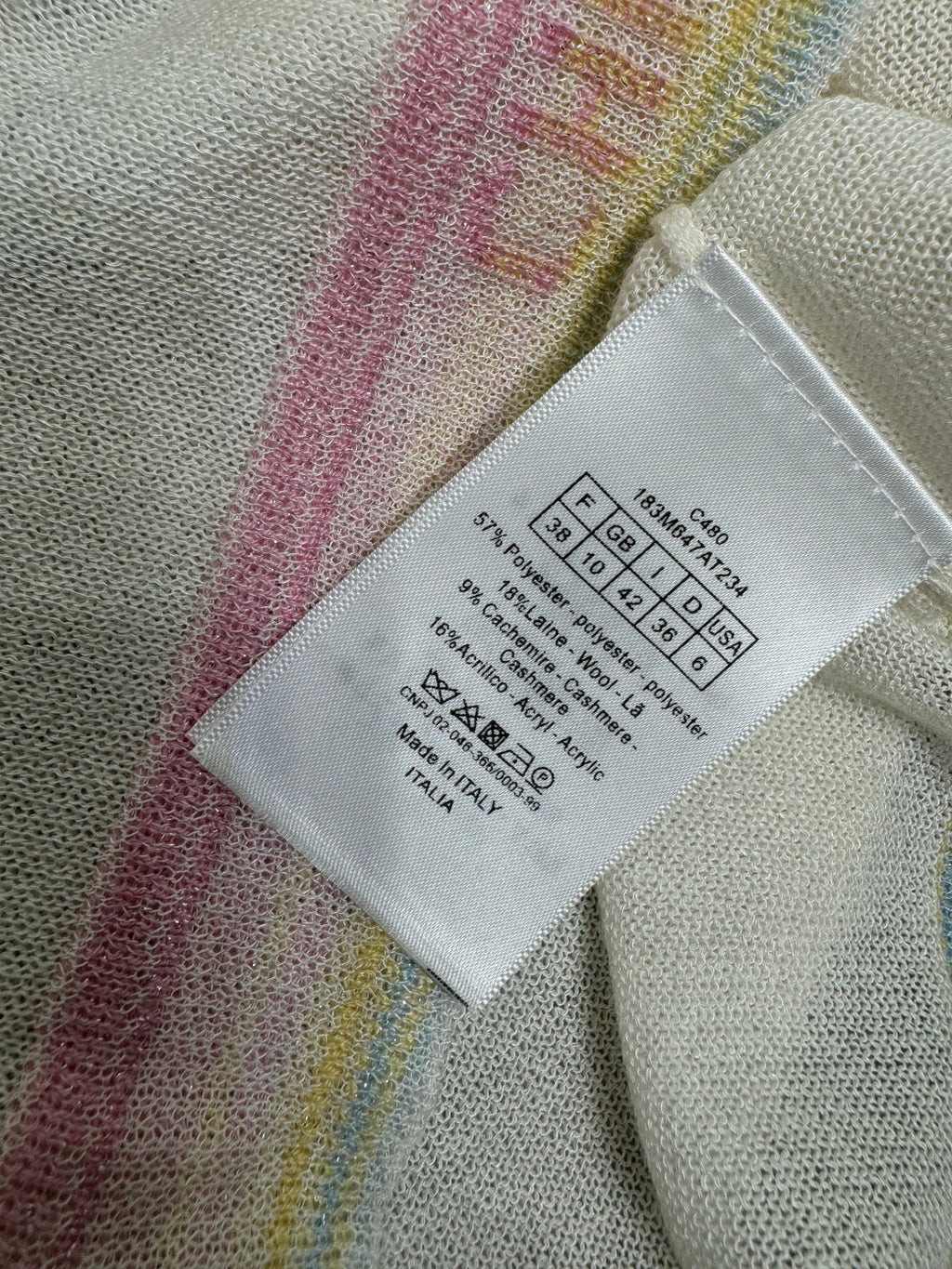 DIOR SLEEVELESS KNIT TOP 269458