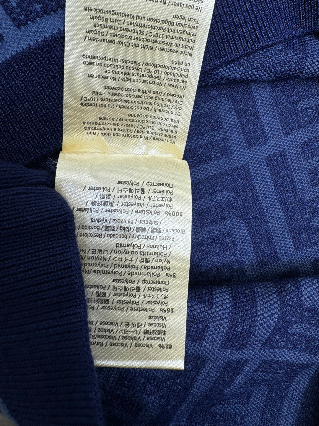 Fendi 25 Blue Knit Tank Top
