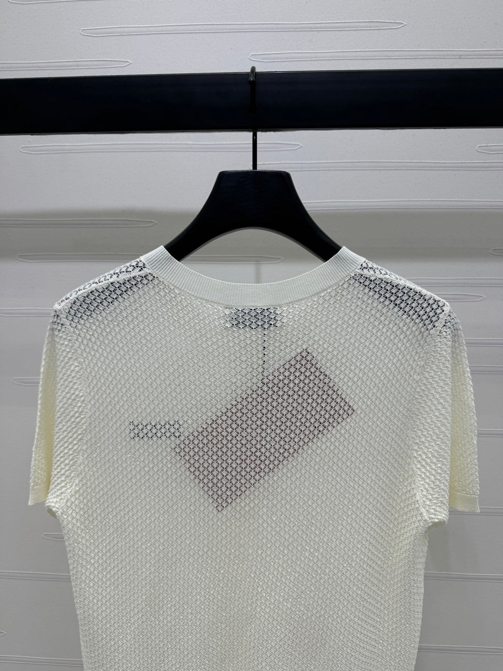 MIU 25S SHORT SLEEVE ROUND NECK CARDIGAN 264268