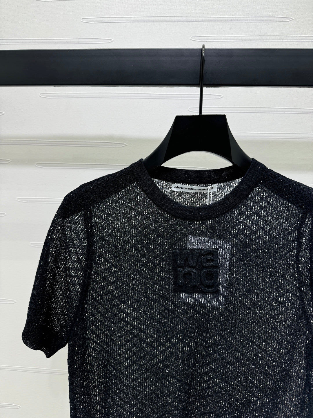 ALEXANDER WANG KNITTED SHORT-SLEEVE TOP 274968