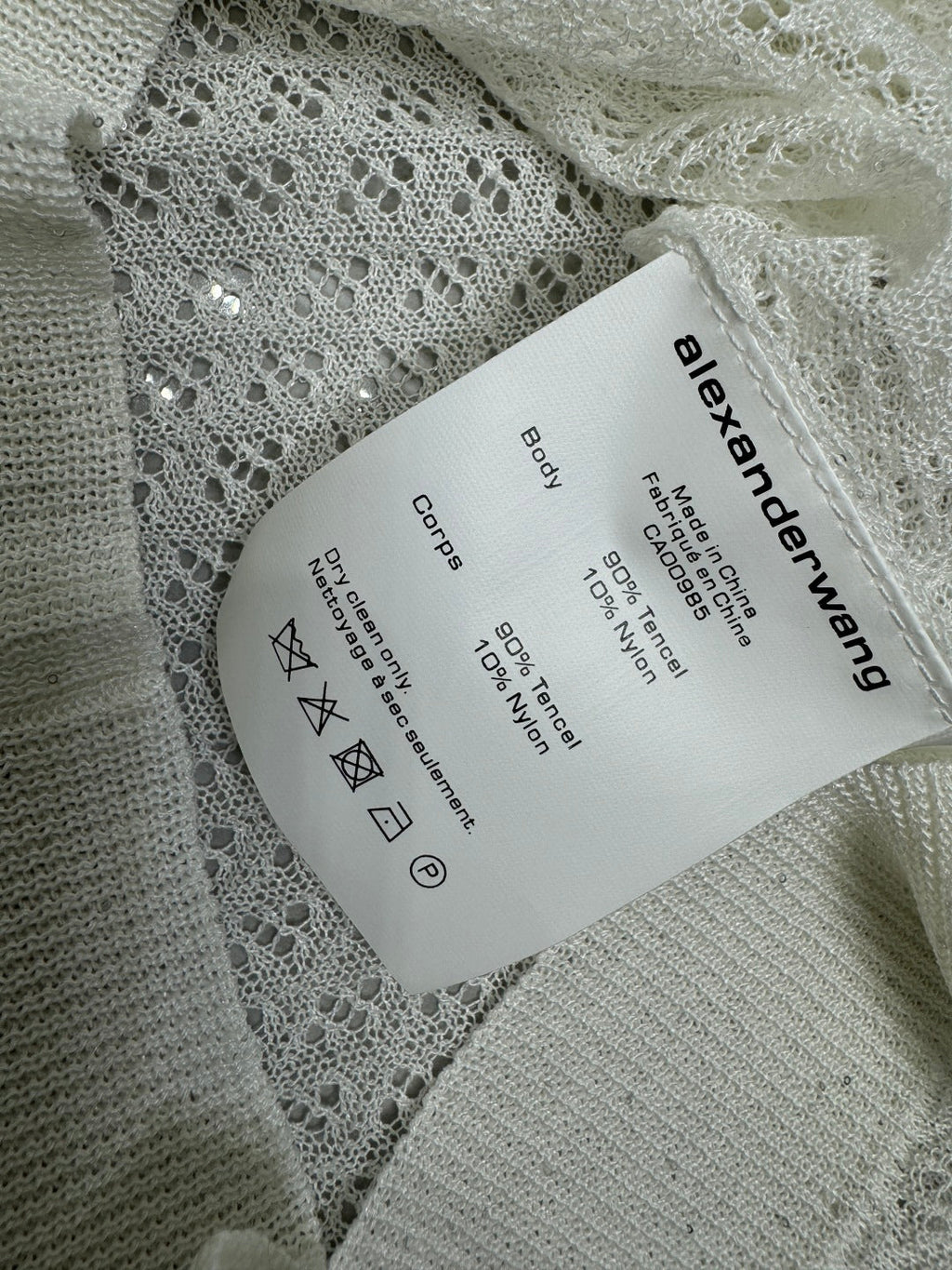 ALEXANDER WANG KNITTED SHORT-SLEEVE TOP 274967