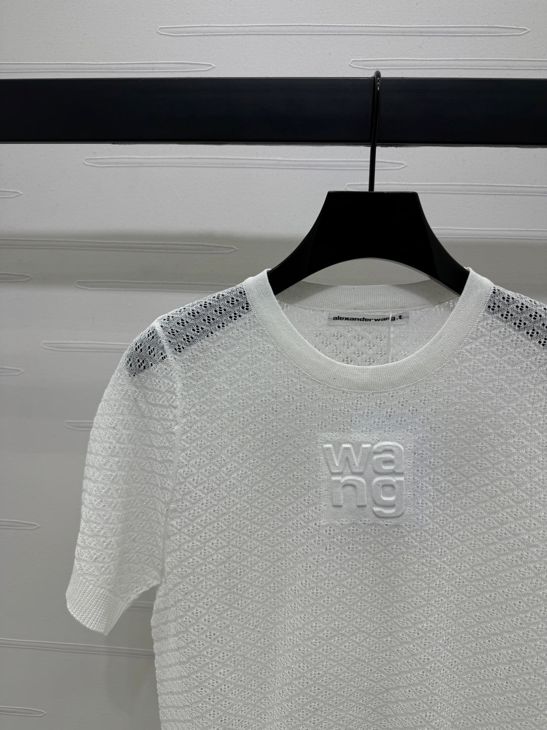 ALEXANDER WANG KNITTED SHORT-SLEEVE TOP 274967