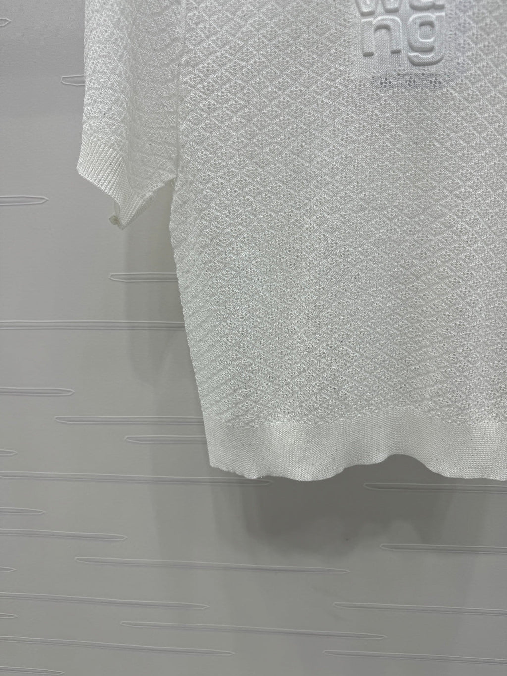 ALEXANDER WANG KNITTED SHORT-SLEEVE TOP 274967