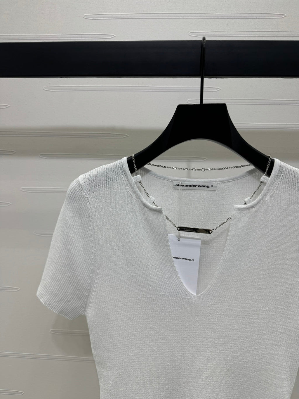 ALEXANDER V-NECK SHORT-SLEEVE TOP 269475