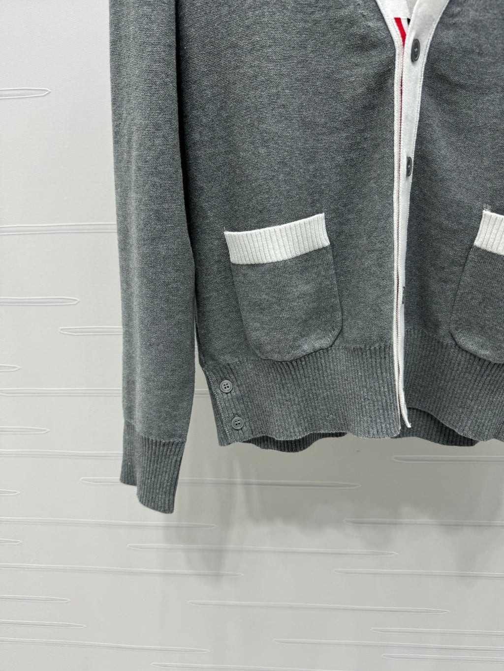 THOM 25S V-NECK KNIT CARDIGAN 264210