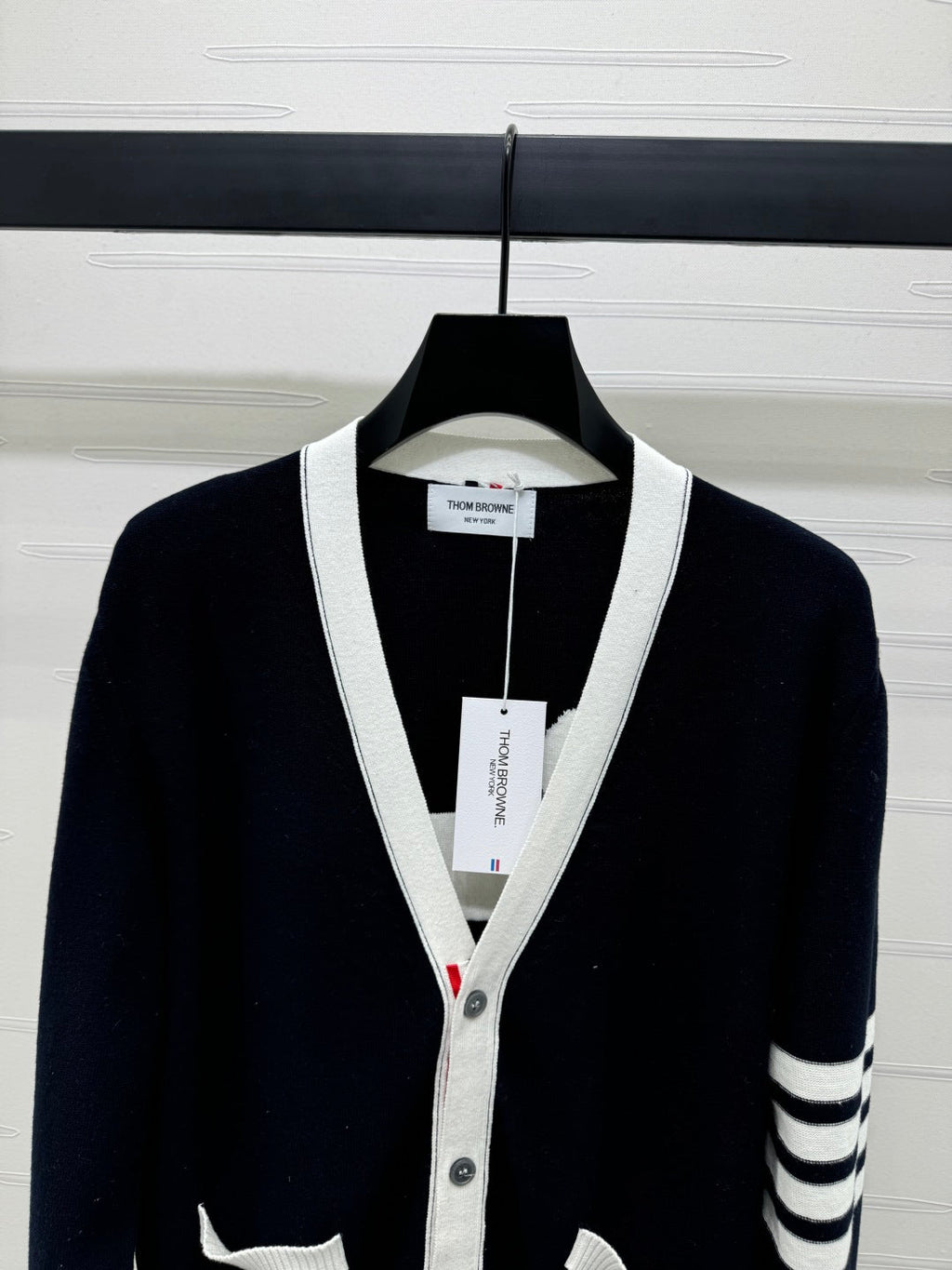 THOM 25S V-NECK KNIT CARDIGAN 264212