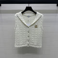 CHANEL 25S CROCHET SLEEVELESS VEST 264178