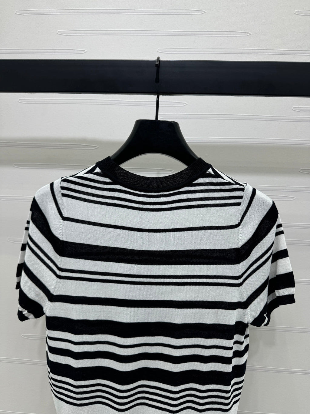YSL 25S WHITE COLLAR SHORT SLEEVE T-SHIRT 264093