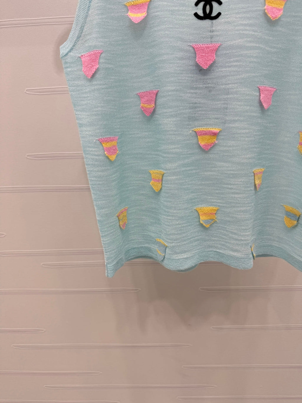 CHANEL 25S PATCHWORK TANK TOP 264144