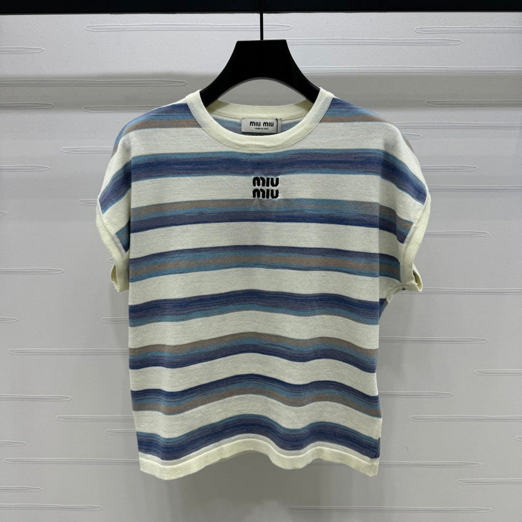 MIU 25S FLYING SLEEVE KNIT SWEATER 264147