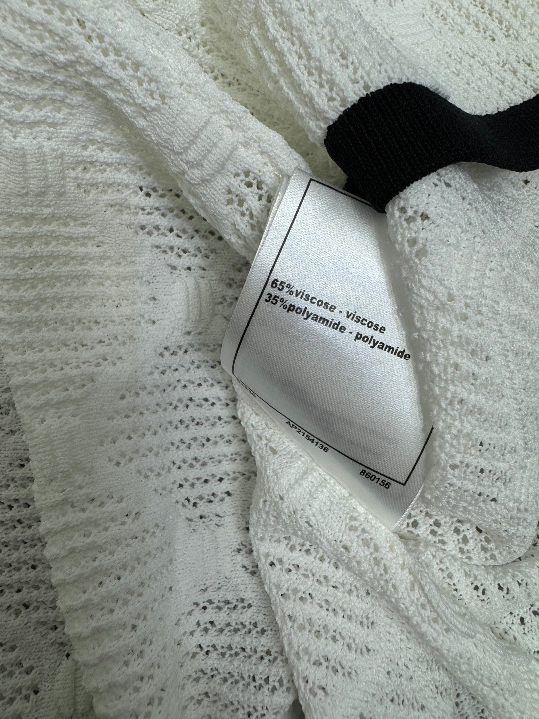 CHANEL 25S DIAMOND HOLLOW KNIT VEST 264033