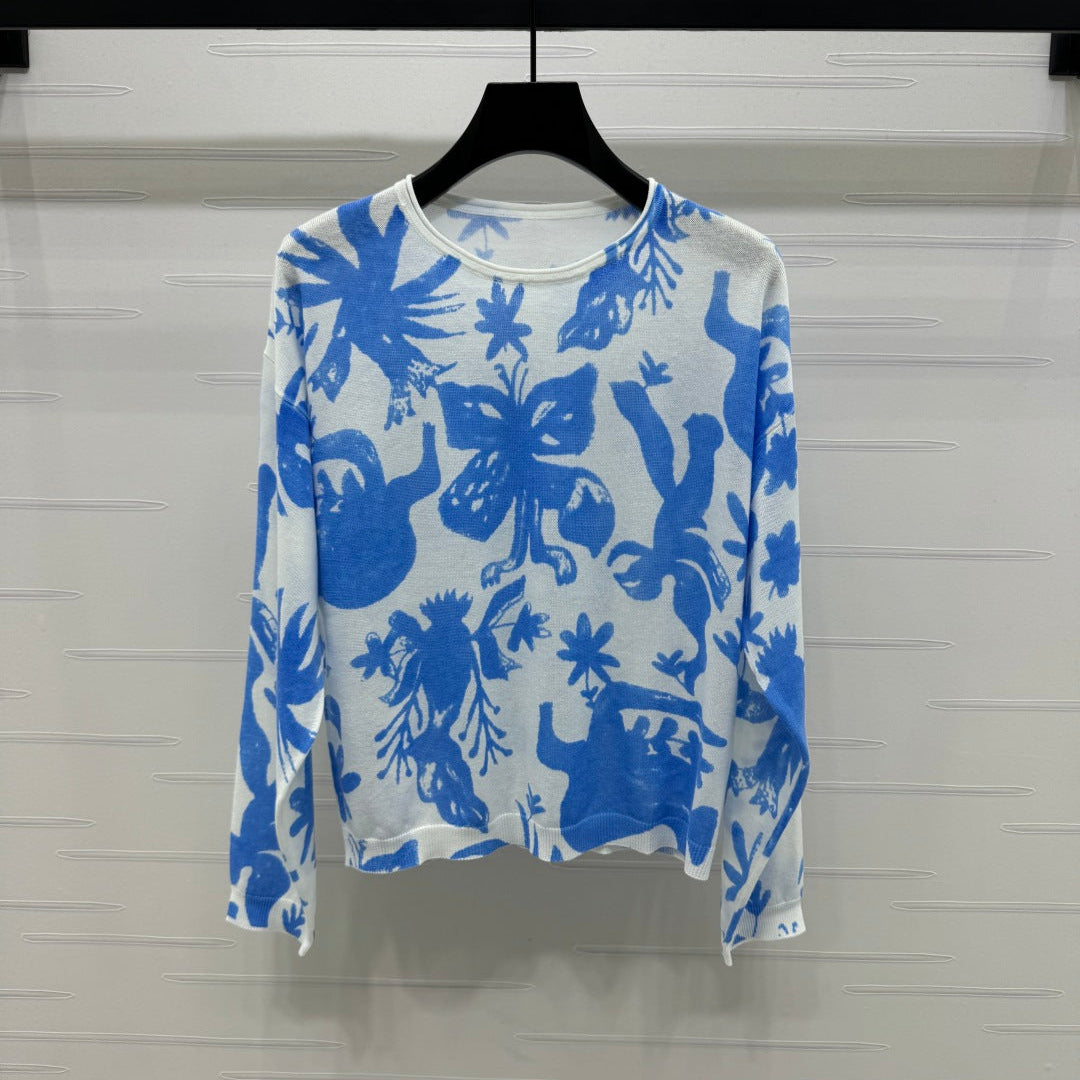 ERDOS 25S LONG SLEEVE CREW NECK SWEATER 264165