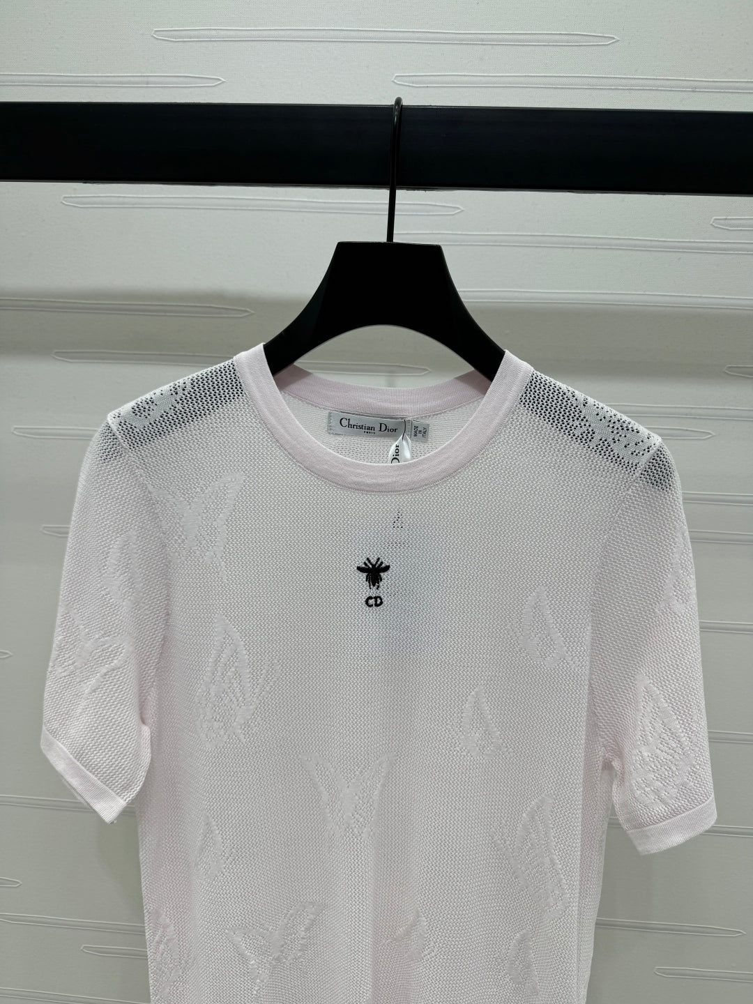 DIOR 25S BUTTERFLY WOVEN T-SHIRT 264062