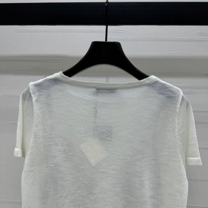 LOEWE TWO PIECE TOP WHITE AND BLACK 274903