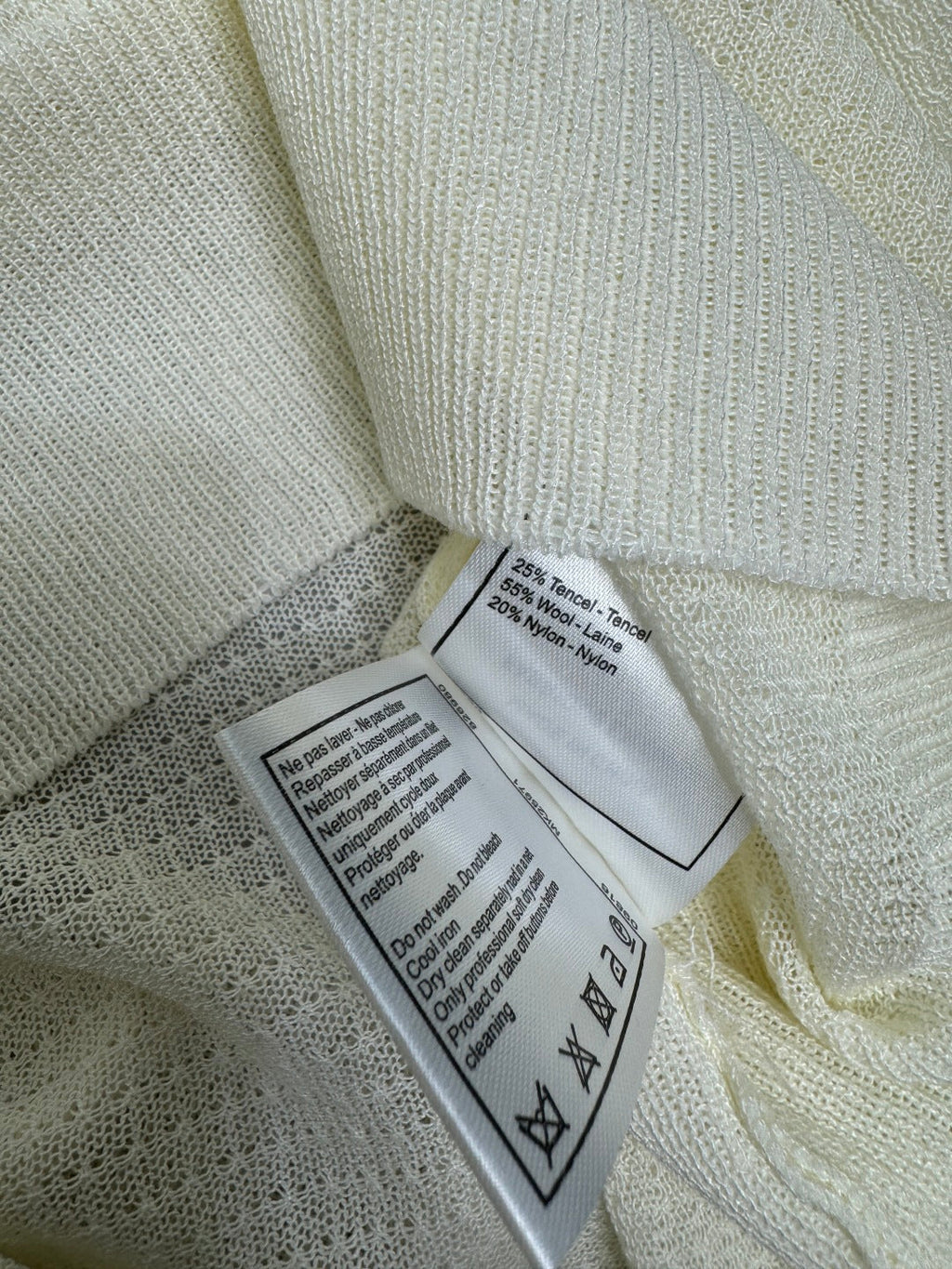 CHANEL POLO SHIRT WHITE 274896