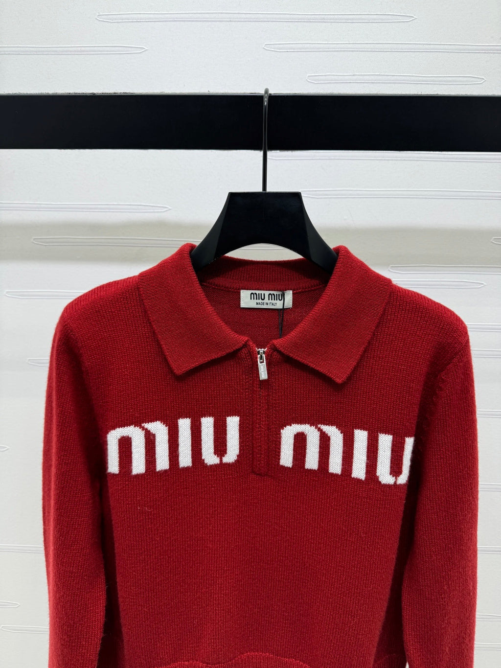 MIUMIU POLO KNIT SWEATER STYLE 749