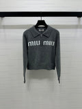 MIUMIU POLO KNIT SWEATER STYLE 748