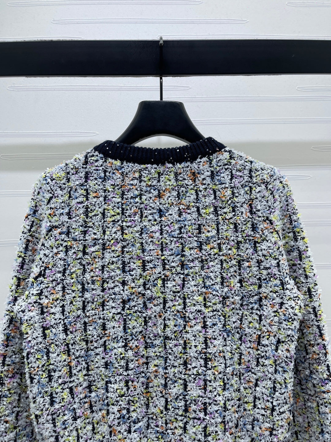 CHANEL 26S FLORAL KNIT CARDIGAN 735