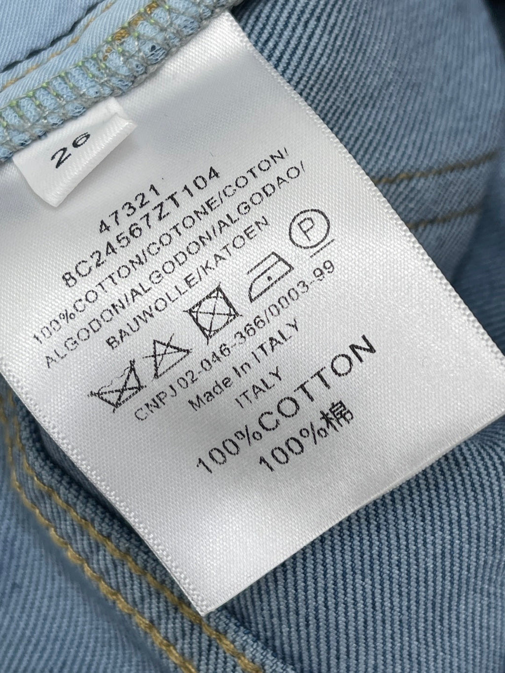 CHANEL 26S STRAIGHT-LEG JEANS 1378