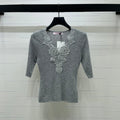 VALENTINO 26S SHORT SLEEVE KNIT T-SHIRT 169