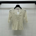 VALENTINO 26S SHORT SLEEVE KNIT T-SHIRT 167